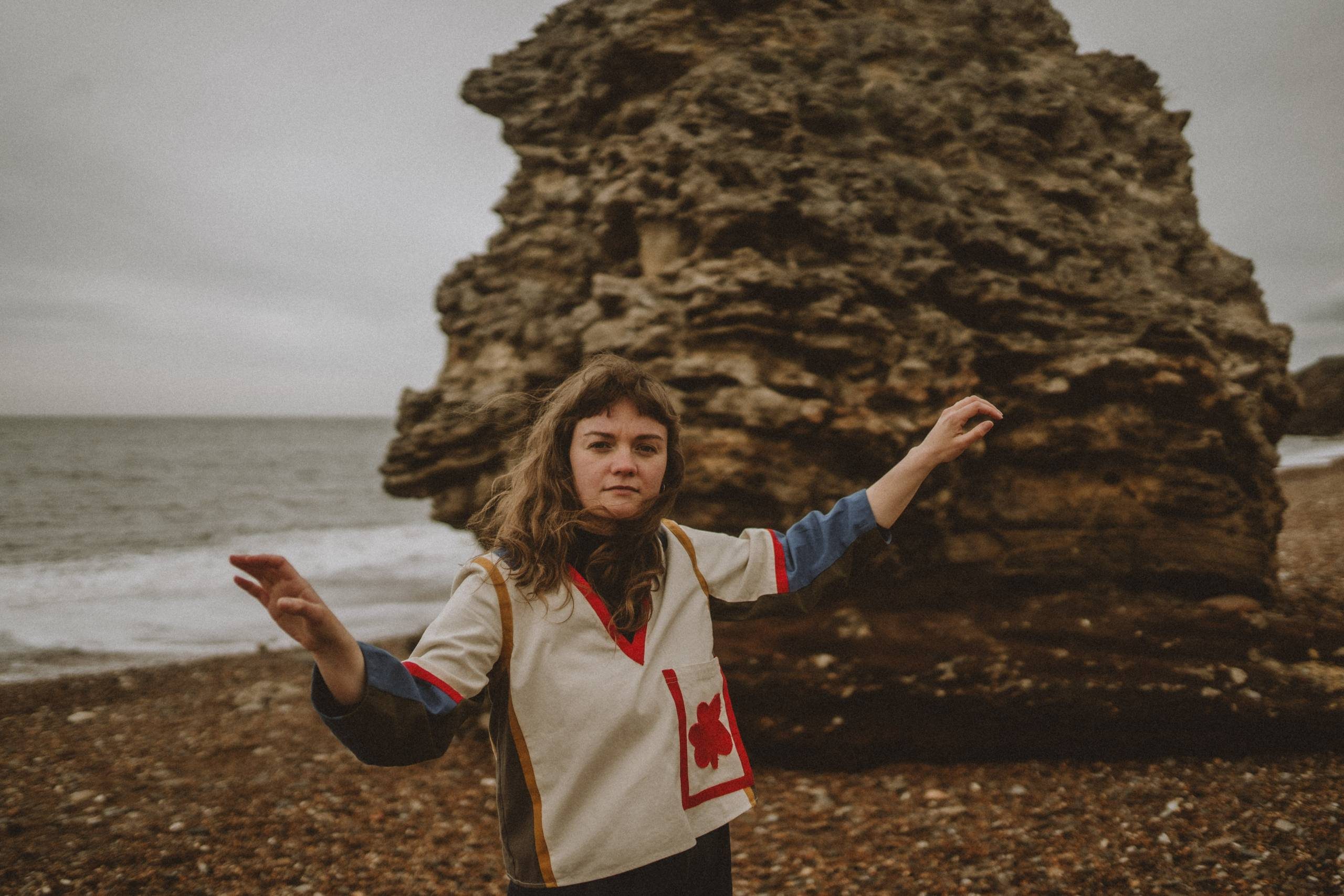 Me Lost Me Jayne Dent on a beach