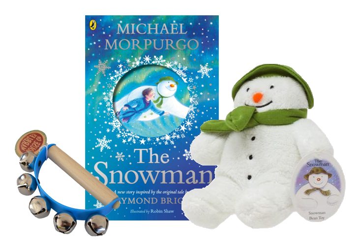 The Snowman Book, Soft Toy and Handheld Bell
