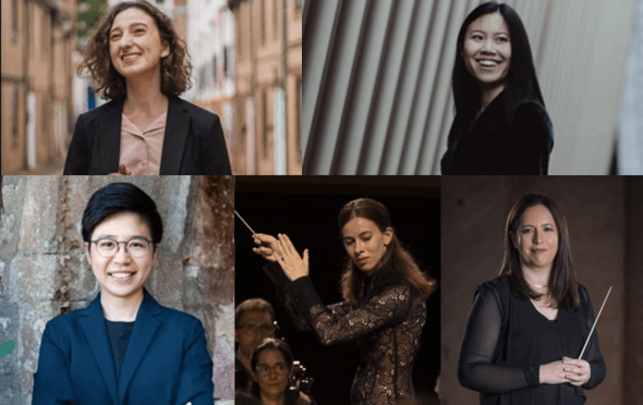 five women conductors
