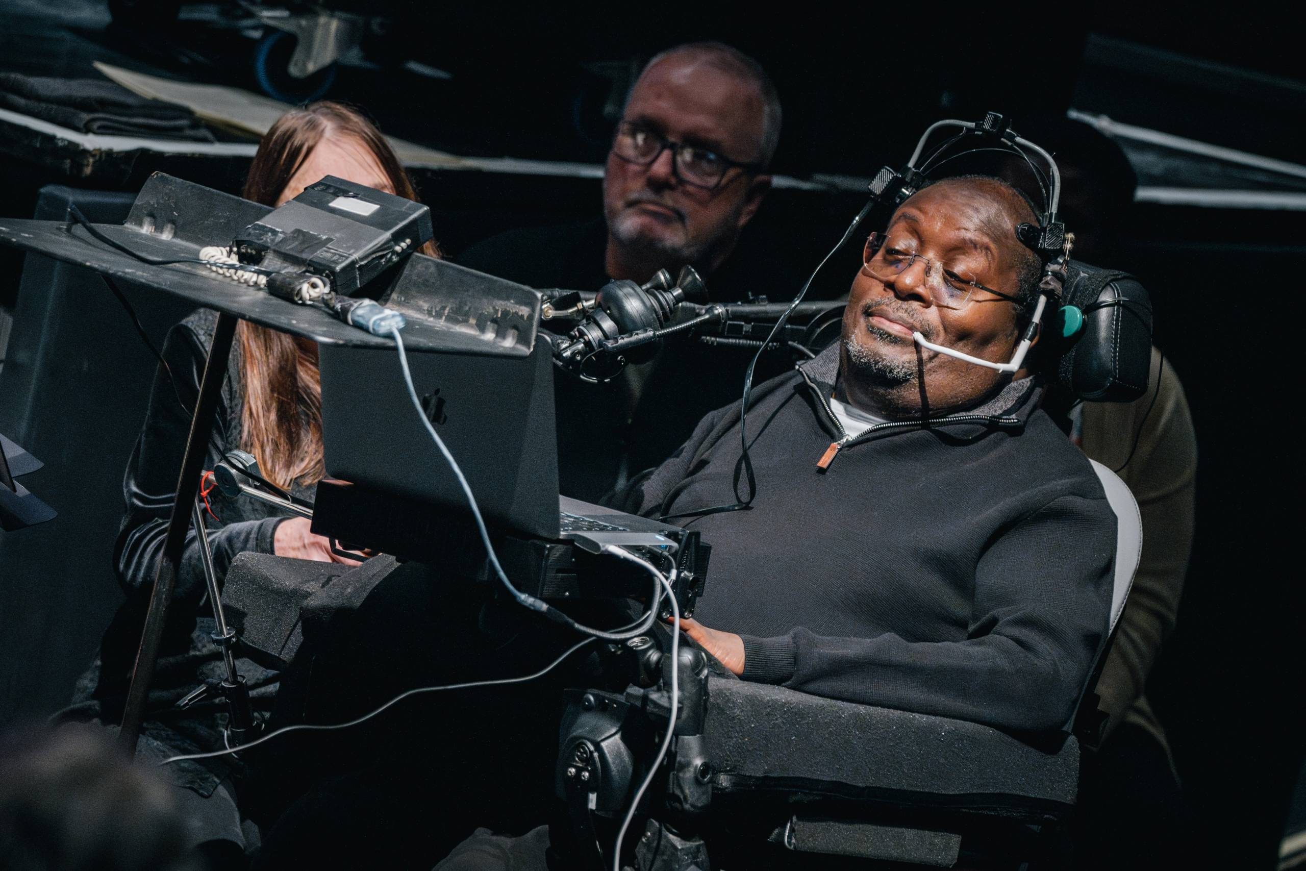 Clarence Adoo from RNS Moves playing his Headspace instrument.